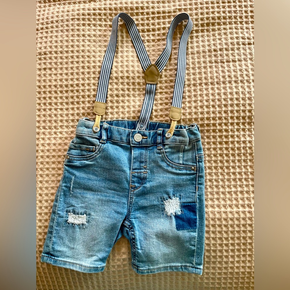 H&M Denim shorts. Size 18-24mo